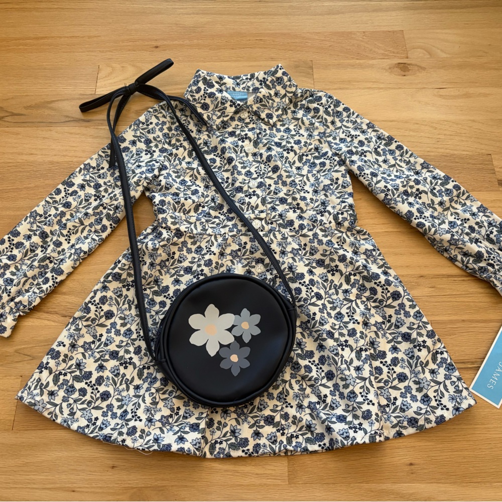 Draper James Toddler Girl Floral Dress and Purse Set